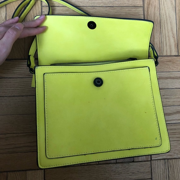 Zara Bags Zara Yellow Crossbody Bag Poshmark